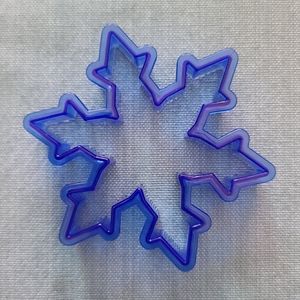 Plastic Snowflake Cookie Cutter